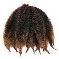 Afro Curly Crochet Braids Cheveux Fluffy Marley Braid